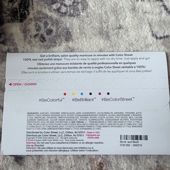 Color Street Show and Shell Nail Strips - Picture 3 of 3